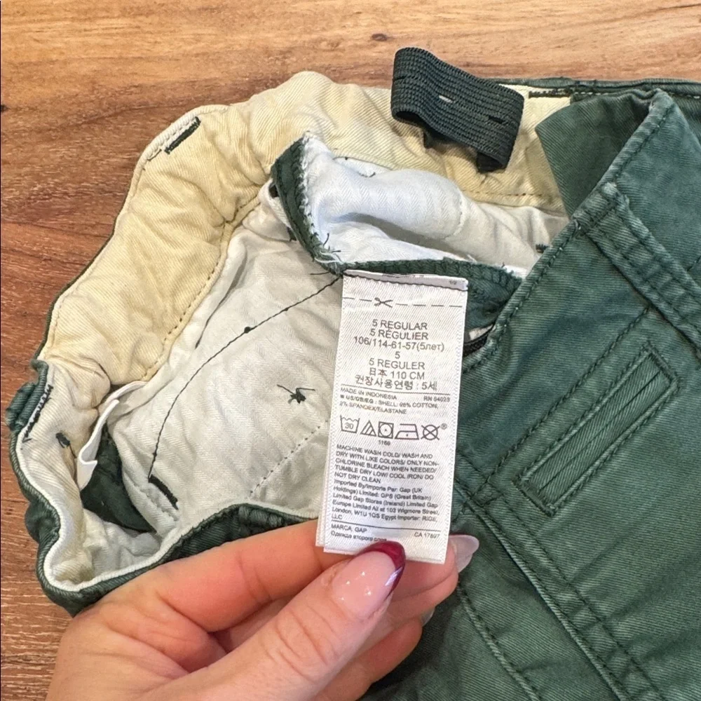 Gap Kids | Green Chino Pants | size 5 regular